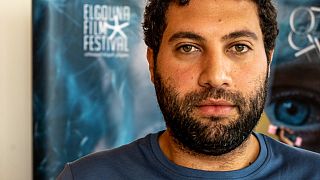 المخرج المصري عمر الزهيري في مهرجان الجونة السينمائي، مصر  18 أكتوبر 2021
