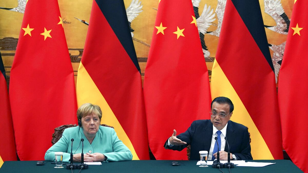 Abschiedsgespräch Merkels mit Chinas Ministerpräsident Li Keqiang 