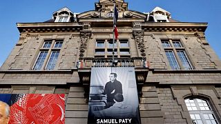 ساموئل پتی معلم فرانسوی سال گذشته توسط یک اسلامگرای افراطی به قتل رسید