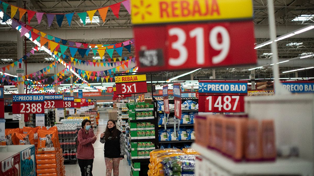 Un súpermercado en Argentina. 