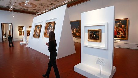 The positioning of the artwork honours the museum's founders Ivan Tsvetayev and Roman Klein