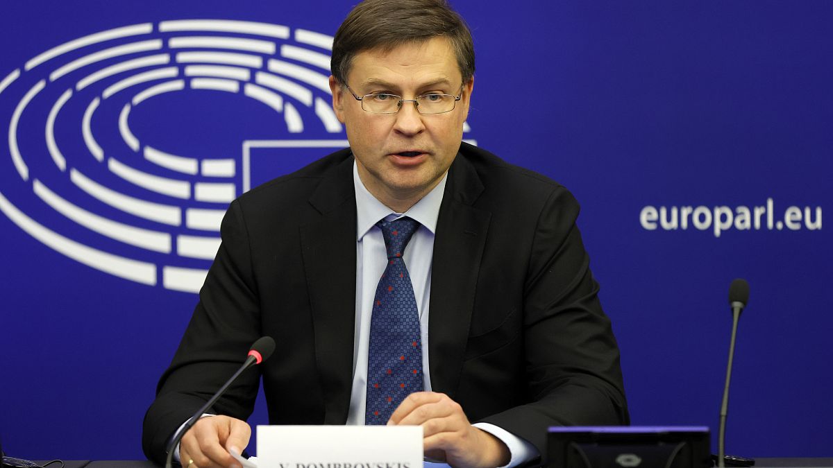 Le vice-président de la Commission européenne Valdis Dombrovskis
