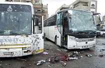 Hosszú szünet után újra bombatámadás volt Damaszkuszban