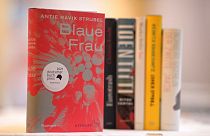 "Blaue Frau" de l'écrivaine allemande Antje Ravik Strubel a reçu un prix au premier jour de la foire du livre de Francfort, le 18 octobre 2021