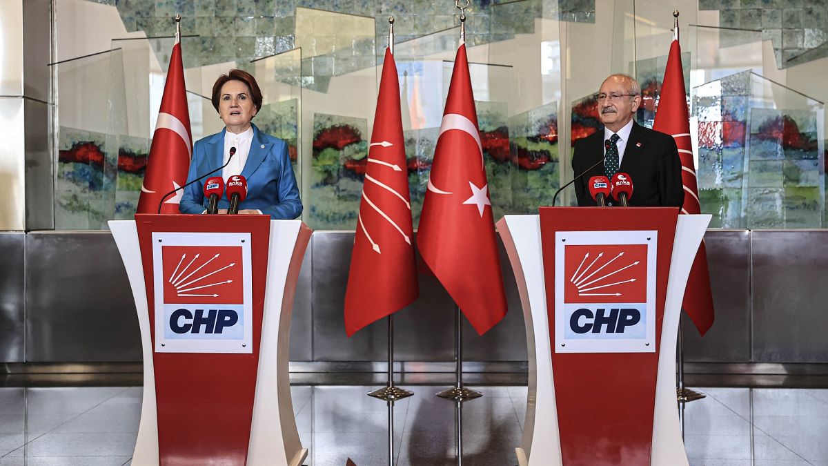 CHP lideri Kılıçdaroğlu ve İYİ Parti lideri Akşener 