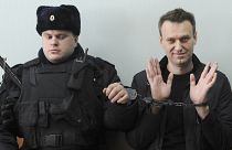 Задержанный Алексей Навальный. Март 2017 года