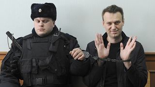 Задержанный Алексей Навальный. Март 2017 года