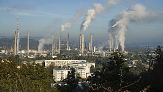 La raffinerie Total de Feyzin dans le Rhône, le 15 octobre 2021.