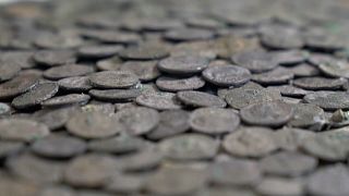 Descubren tesoro de plata romano en la ciudad alemana de Augsburgo