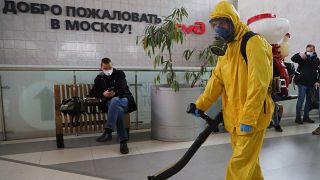 Санобработка на Ленинградском вокзале в Москве