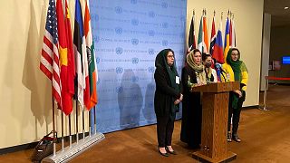 گروهی از زنان افغان در سازمان ملل