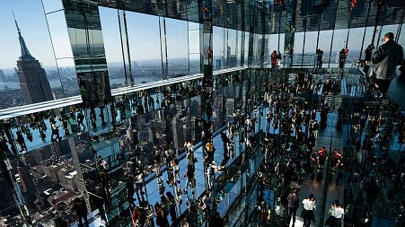 Inside the observation deck of One Vanderbilt