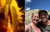 On the right, a photograph of Samsara Duffey and her husband Mark Duffey
