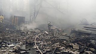 Tűz a Rjazanyi területen egy lőszer üzemben 270 kilométerre Moszkvától