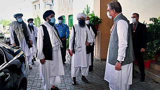 دیدار شام محمود قریشی، وزیر امور خارجه پاکستان با مقام‌های طالبان