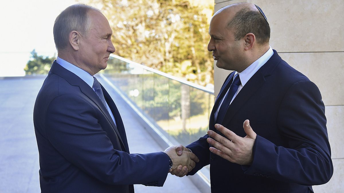 Владимир Путин и Нафтали Беннет в Сочи