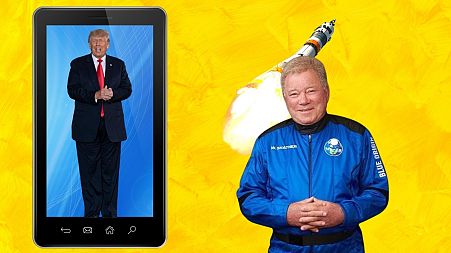 Donald Trump has launched a new social media platform and William Shatner has faced criticism over his Blue Origin space flight.