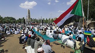 Sudanese pro millitary protesters call for dissolution of government