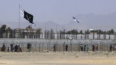 Imagen de la zona fronteriza de Chaman entre Pakistán y Afganistán