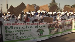 Women protest in Dakar to highlight climate change