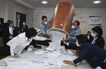 Подсчёт голосов в Узбекистане