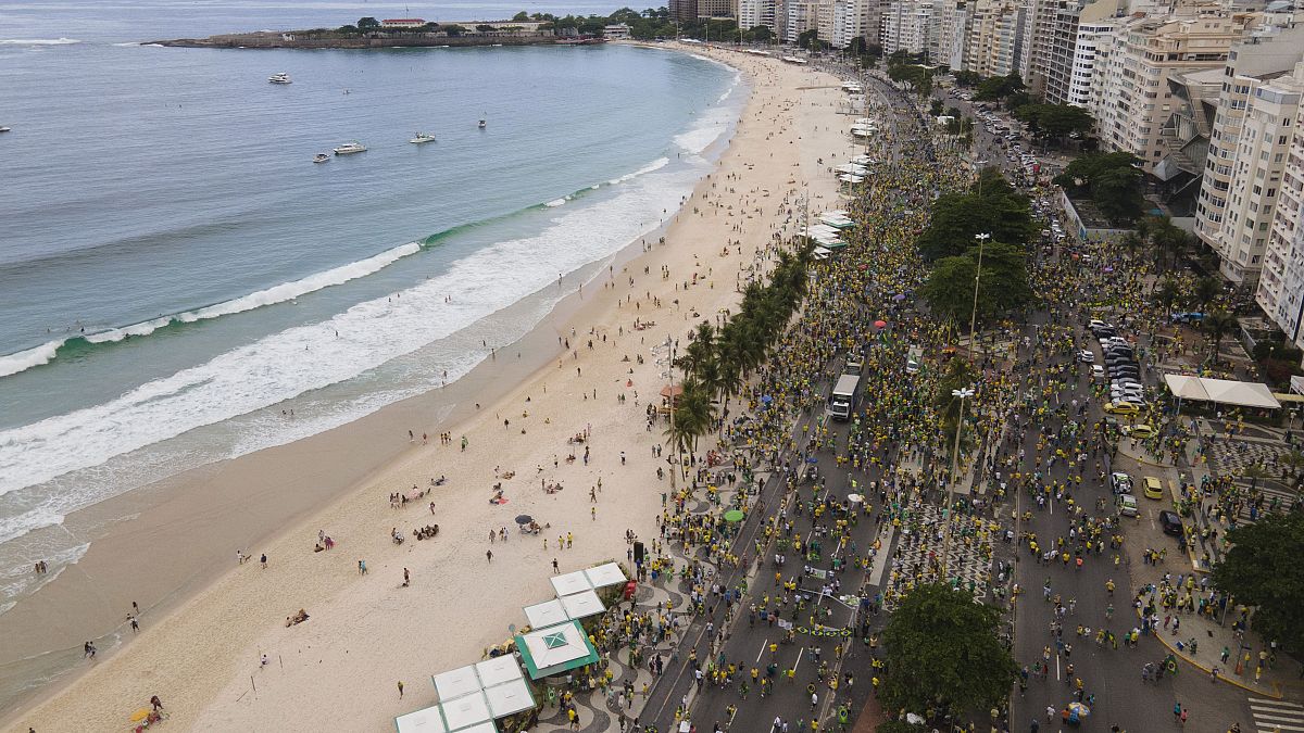 La playa de Cobacabana. Foto tomada el 1 de mayo de 2021.