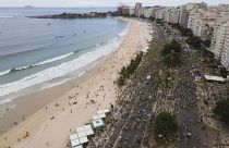 La playa de Cobacabana. Foto tomada el 1 de mayo de 2021.