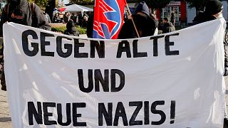 «علیه نازی‌های قدیمی و جدید» شعار آنتی‌فاها در تظاهرات علیه کنشگران راست افراطی آلمان
