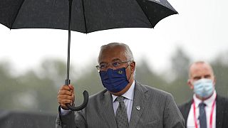 FILE: Portugal's Prime Minister Antonio Costa arrives for an EU summit at the Brdo Congress Center in Kranj, Slovenia, Wednesday, Oct. 6, 2021.