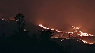 Volcán Cumbre Vieja en La Palma