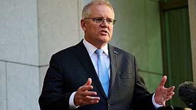 Premier australiano Scott Morrison 
