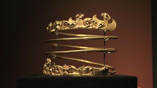 Музейный экспонат из коллекции со "скифским золотом"