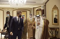 Ο πρωθυπουργός Κυριάκος Μητσοτάκης συναντήθηκε με τον Πρίγκιπα Διάδοχο και Πρωθυπουργό του Μπαχρέιν, Salman bin Hamad Al Khalifa, στο Ριάντ