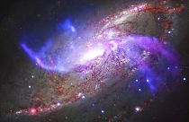 Chandra teleskobu tarafından gözlemlenen bir galaksi