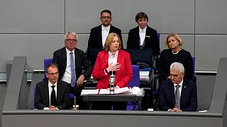 Discurso da nova presidente do "Bundestag" após ser eleita