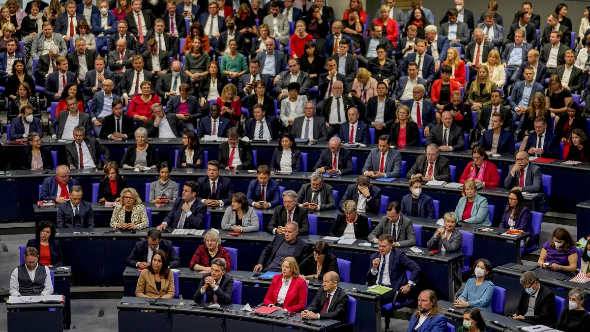 تشکیل جلسه اولین روز بیستمین پارلمان آلمان 