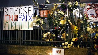 Gedenkstätte für Mireille Knoll in Frankreich
