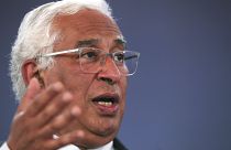 Portugal's Prime Minister Antonio Costa speaks during a media conference at an EU summit in May.