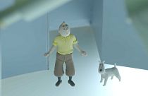 A figurine of Tintin and his loyal companion Milou. 