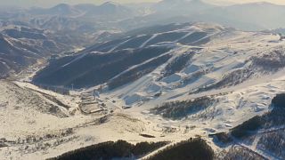 منصات التزلج حيث ستقام مسابقة الألعاب الشتوية الأولمبية في بكين