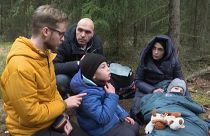 Migrantes na fronteira da Polónia vivem de ajuda humanitária