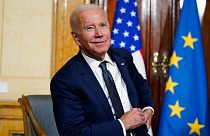 Joe Biden Franciaország vatikáni nagykövetségén, a római Bonaparte villában