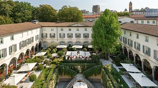 The Four Seasons Hotel in Milan is a former convent.