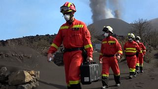 El volcán de La Palma mantiene toda su fuerza tras 40 días de erupción