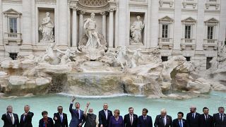 قادة مجموعة العشرين في روما