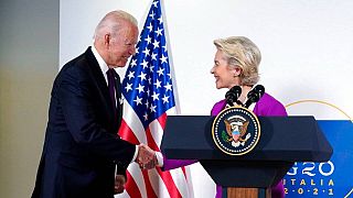 ABD Başkanı Joe Biden ve AB Komisyonu Başkanı Ursula von der Leyen