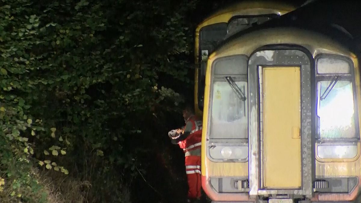 Two passenger trains collided in Salisbury
