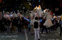 رژه هالووین نیویورک پس از یکسال وقفه به خیابان‌های منهتن بازگشت