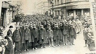 Almanya'ya 1960'tan önce giden Türk işçiler (Anadolu ajansı arşiv)