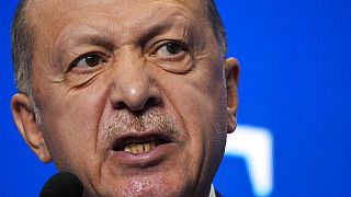 Der türkische Präsident Recep Tayyip Erdogan beim G20-Gipfel in Rom, 31. Oktober 2021.